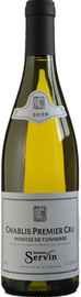 Вино белое сухое «Domaine Servin Chablis Premier Cru Montee de Tonnerre, 0.375 л» 2020 г.