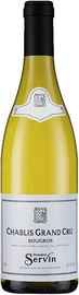 Вино белое сухое «Domaine Servin Chablis Grand Cru Bougros» 2021 г.