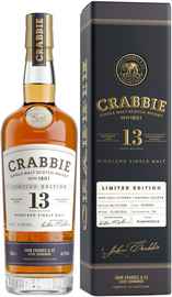Виски шотландский «Crabbie Single Malt 13 Years Old Ramandolo Finish» в подарочной упаковке
