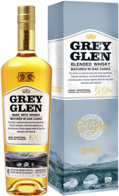 Виски «Grey Glen» в подарочной упаковке