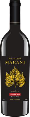Вино красное сухое «Kistauri's Marani Saperavi» 2022 г.