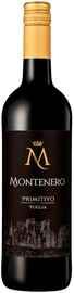 Вино красное полусухое «Montenero Primitivo» 2021 г.