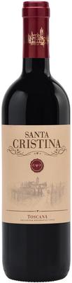Вино красное сухое «Santa Cristina Toscana, 0.75 л» 2018 г.