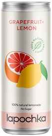 Лимонад «Lapochka Grapefruit+Lemon» в жестяной банке