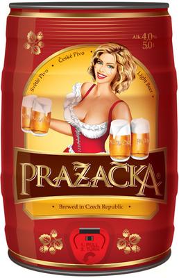 Пиво светлое фильтрованное «Prazacka» кегля