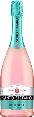 Вино игристое розовое брют «Santo Stefano Brut Rose»