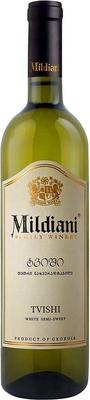 Вино белое полусладкое «Mildiani Tvishi»