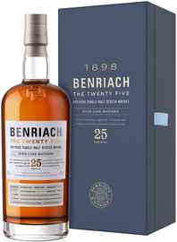Виски шотландский «Benriach 25 years old» в подарочной упаковке