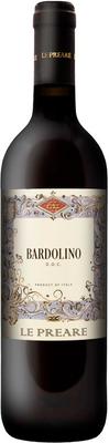 Вино красное сухое «Le Preare Bardolino» 2022 г.