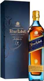 Виски шотландский «Johnnie Walker Blue Label» в подарочной упаковке