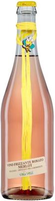 Вино игристое розовое брют «Vola Vole Merlot Rosato» 2022 г.