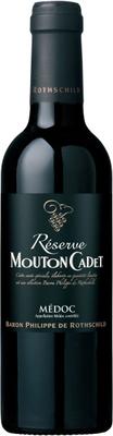 Вино красное сухое «Reserve Mouton Cadet Medoc, 0.375 л»