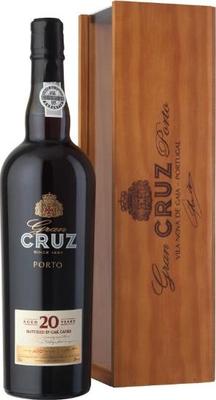 Портвейн сладкий «Porto Gran Cruz 20 Years Old» в деревянной коробке