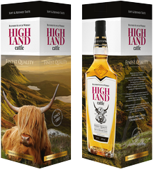 Виски «Highland Cattle Blended» в подарочной упаковке