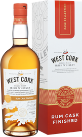 Виски «West Cork Rum Cask Finished Single Malt» в подарочной упаковке