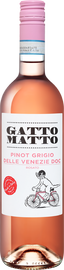 Вино розовое сухое «Gatto Matto Pinot Grigio Rosato Delle Venezie Villa degli Olmi» 2023 г.
