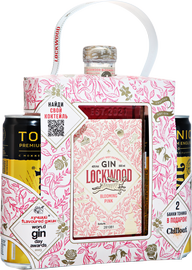 Джин «Lockwood Blooming Pink» подарочный набор с двумя банками тоника