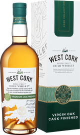 Виски ирландский «West Cork Small Batch Virgin Oak Cask Finished Single Malt» солодовый в подарочной упаковке