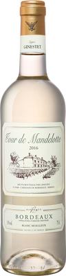 Вино белое полусладкое «Tour de Mandelotte Bordeaux» 2023 г.