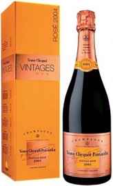 Шампанское розовое сухое «Veuve Clicquot Rose» в подарочной упаковке