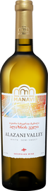 Вино белое полусладкое «Alazani Valley Chateau Manavi» 2022 г.