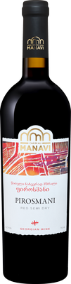 Вино красное полусухое «Pirosmani Chateau Manavi»