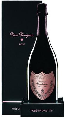 Вино игристое розовое брют «Dom Perignon Vintage, 1.5 л» 2000 г. в подарочной упаковке