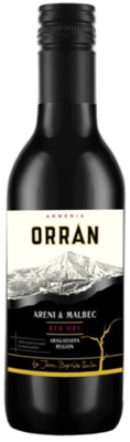 Вино красное сухое «Orran Areni & Malbec, 0.187 л»