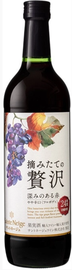 Вино красное полусухое «Sainte Neige Tsumitate no Zeitaku Hanaya Fukaminoaruca»