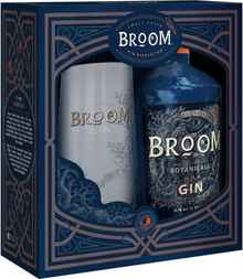 Джин «Broom Dry» в подарочной упаковке + бокал