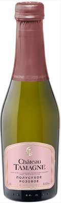 Вино игристое розовое полусухое «Chateau Tamagne Roze de Tamagne, 0.2 л»