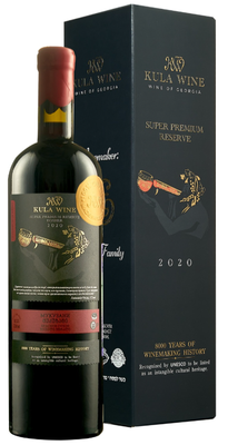 Кошерное вино красное сухое «Kula Wine Mukuzani» в подарочной упаковке 2020 г.