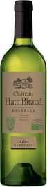 Вино белое сухое «Château Haut Biraud blanc Bordeaux AOC» 2022