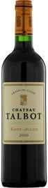 Вино красное сухое «Château Talbot 4-éme Grand Cru Classé» 2000