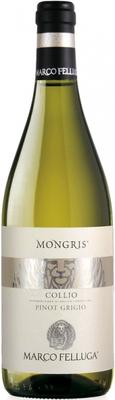 Вино белое сухое «Pinot Grigio Mongris Collio, 0.75 л» 2013 г.