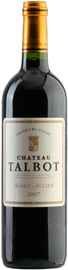 Вино красное сухое «Chateau Talbot, 0.75 л» 2007 г.