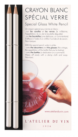 Карандаш для декантера «Atelier du Vin Crayon Blanc speсial verre» набор из 2-ух штук