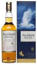 Виски шотландский «Talisker 18 Years Old» в подарочной упаковке