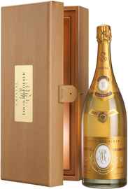 Шампанское белое брют «Cristal, 3 л» 2005 г. в деревянной коробке