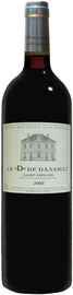 Вино красное сухое «Chateau Dassault Le "D" de Dassault» 2000 г.