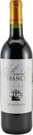 Вино красное сухое «Barriere Freres Amiral de France Rouge» 2012 г.