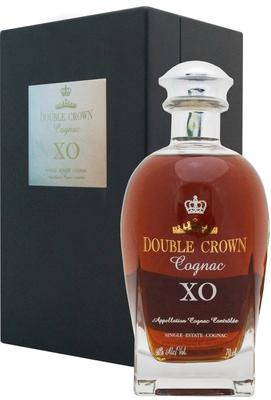 Коньяк «Double Crown XO» декантер в подарочной упаковке