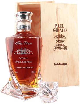 Коньяк «Paul Giraud Tres Rare Grande Champagne Premier Cru» в декантере и деревянной коробке