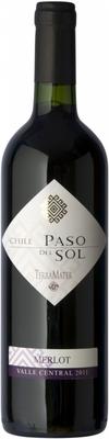 Вино красное сухое «TerraMater Paso Del Sol Merlot» 2012 г.