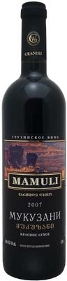 Вино красное сухое «Гранели Мамули Мукузани» 2007 г.