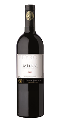 Вино красное сухое «Eurovins Peyror Medoc» 2012 г.
