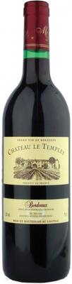 Вино красное сухое «Chateau Le Templey Rouge» 2010 г.