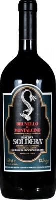 Вино красное сухое «Case Basse Brunello di Montalcino Riserva Soldera, 1.5 л» 2006 г.