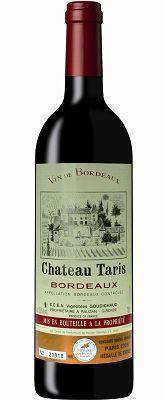 Вино красное сухое «Grangenevue et Rauzan Chateau Taris Bordeaux» 2011 г.