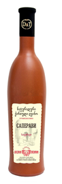 Вино красное сухое «Вазиани Саперави» в глиняной бутылке